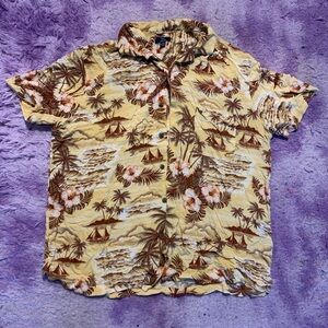 Yellow Hawaiian Shirt